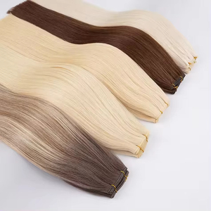 Extensiones de Cabello Humano Virgen Europeo Remy de Doble Trama Súper Fino de Alta Calidad, Venta al por Mayor Directa de Fábrica, Novedad 2025 - Product Image 2