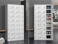 Armoire de rangement moderne tout acier, écologique et durable, pour chambre, salon, hôtel, hôpital, supermarché (panneau)