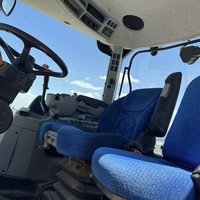 Tracteur à roues 4x4 d'occasion Holland T1404B 160 CV Moteur Diesel FPT Boîte de vitesses Bleu et Noir Premium 99% Neuf
