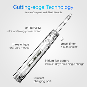 Mini brosse à dents électrique, produit buccal personnalisé, étanche, vente en gros, - Product Image 3