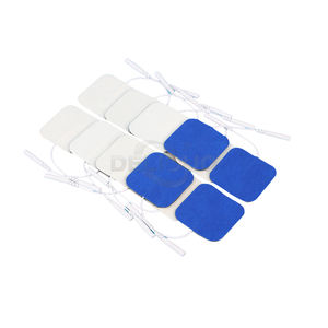 5Cm X 5Cm Hergebruik Elektrode Niet-Geweven Elektrode Pigtail Tientallen Massageapparaten Machine Elektronische Pigtail Pads Tientallen Elektrode Patch - Product Image 1