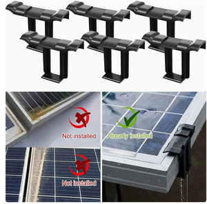 Clips de drainage d'eau pour panneaux photovoltaïques – Modèle en plastique pour système solaire – Élimination de la poussière des panneaux solaires - Product Image 3