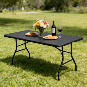 Tables pliantes en plastique les plus vendues en gros, table d'extérieur pour restaurant, table <span class=keywords><strong>de</strong></span> bar en plastique d'extérieur - Product Image 5