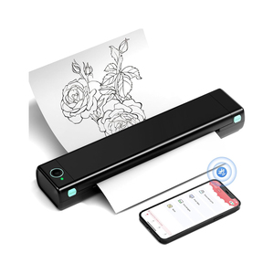 Xách tay A4 57mm 80mm mini inkless máy in không dây điện thoại di động BT kết nối ảnh tập tin Máy in nhiệt - Product Image 1