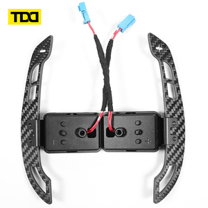 Palancas de cambio magnéticas de fibra de carbono TDD para el volante del Toyota A90 Supra MK5. - Product Image 1