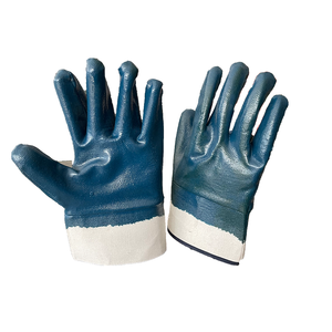 Gants verts en <span class=keywords><strong>nitrile</strong></span>-tailles, 8, 9 et 10- <span class=keywords><strong>ansell</strong></span>- 12 Gants de sécurité en <span class=keywords><strong>nitrile</strong></span> à usage intensif Gants de travail enduits de <span class=keywords><strong>nitrile</strong></span> bleus - Product Image 6