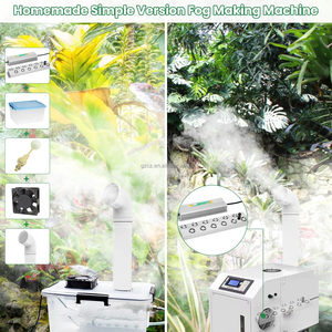 Humidificateur ultrasonique extérieur direct usine, atomiseur à 12 têtes pour piscine, bassin à poissons et rocaille, générateur de brouillard pour hôtels - Product Image 5