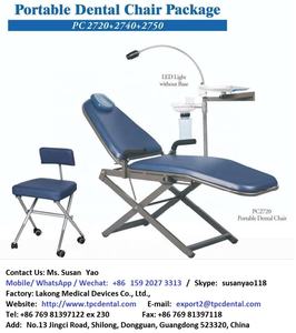 Hochwertige zahn ärztliche Ausrüstung faltbare mobile Zahnarzt stuhle inheit mit Zahn hocker - Product Image 4