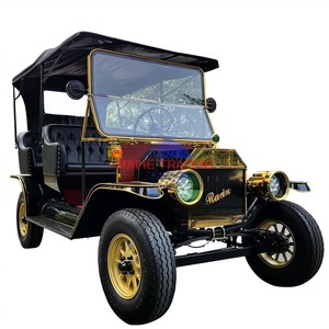 Autobús Eléctrico de Lujo Estilo Retro para Recorridos Urbanos, Vehículo Turístico Vintage para un Viaje Confortable - Product Image 1