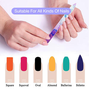 Lime à ongles en verre personnalisée professionnelle, double face, outil de manucure imprimé pour les soins de beauté - Product Image 4