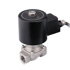 Válvula Solenoide de Acero Inoxidable 304 Normalmente Cerrada, Válvula de Control de Agua, Vapor y Aceite de Alta Temperatura para la Industria Mecánica - Product Image 1