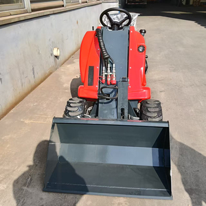Chargeur sur pneus à trois roues économique CE EPA Euro 5 pour ferme et verger, transmission hydraulique, utilisation de marchandises, petit chargeur sur pneus - Product Image 3