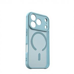 Étui de téléphone robuste antichoc en TPU+PC avec finition mate effet soie magnétique pour 17 Air Pro Max pour Pixel - Product Image 1