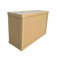 Stratification brillante de matériaux réutilisés par boîte d'emballage de haute résistance légère de nid d'abeilles pour la solution protectrice
