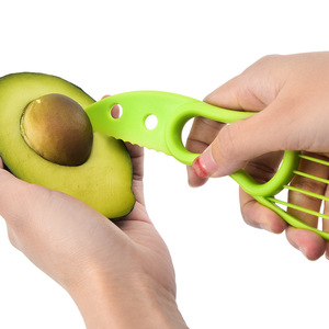 Avocado Slicer Plastic Knife With Grid For Easy Mashing And Slicing Fruit Tools - Product Image 3