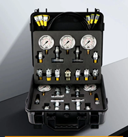 2 Gauges Hydraulic Pressure Gauge Set Diagnostic Test Kits for All Model Device Precision Digital Pressure Gauge