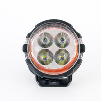 Spot de travail rond à LED 20W 1300LM 3.6 pouces avec feux diurnes ambrés pour assemblage auxiliaire tout-terrain LED Pod Light