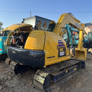Excavadora Komatsu pc60 usada en buen estado 2023, excavadora sobre orugas Komatsu PC50 55 56 60, bajas horas de trabajo con EPA - Product Image 1