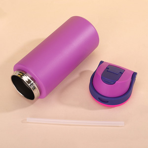500ml stainless steel water <b>bottle</b> Dual drink pop up lid 18oz 25oz 1L stainless steel water <b>bottle</b> 1 litre - Product Image 6