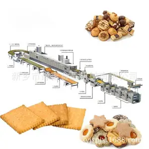 Trade Assurance Supplier Industrial Biscuit Machine / Fortune Cookies Production Line