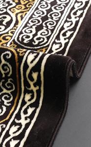 Kervansaray 1198 Alfombra de Oración Turca de Terciopelo Suave y Lujoso, Tejida, Lavable, Resistente a las Manchas, Diseño Elegante, Base Antideslizante, Musulmana - Product Image 4