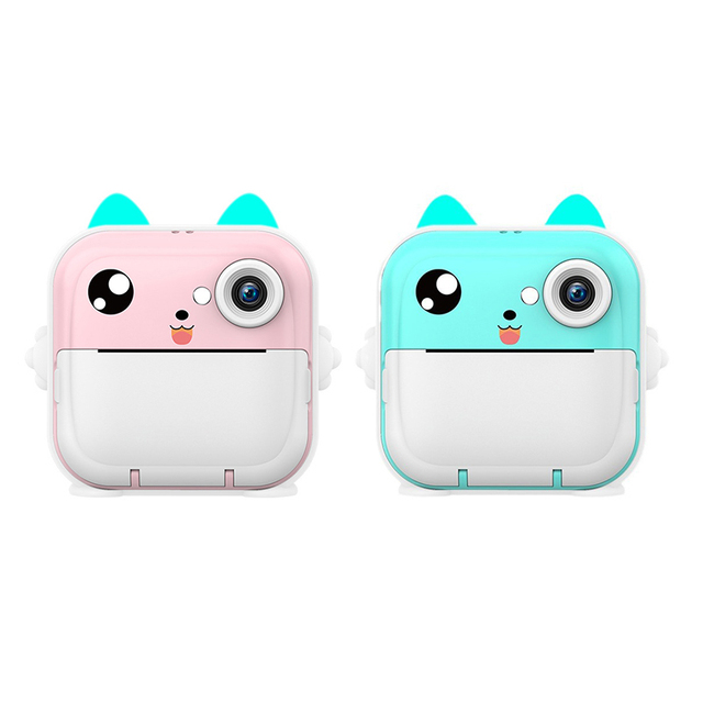 Cute Electronic Printer Digital Video Instant Print Camera Toys Child for Kids