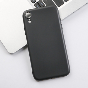 Funda trasera suave de silicona TPU negra mate a prueba de golpes para iPhone 7 8 Plus X SE2 SE3 XR <span class=keywords><strong>XS</strong></span> 16 pro Max - Product Image 1