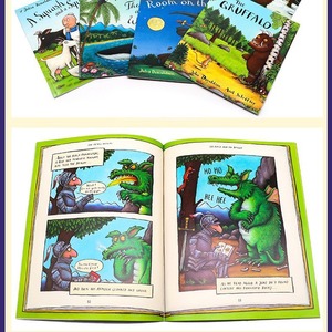 Livre d'images en anglais Le Gruffalo de Julia Donaldson - Livre d'histoires illustré pour enfants, papier artistique, reliure parfaite, couverture souple, fabriqué en Chine - Product Image 4