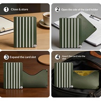 Nouveau modèle 2026 – Porte-cartes professionnel en alliage d'aluminium couleur unie, anti-RFID, étui métallique pour cartes, rangement pour passeport, design tendance