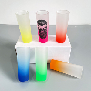 Vasos con gradiente esmerilado, vasos de 2,5 oz, 3oz, 70ml, para beber Tequila, para sublimación y personalización, almacén de EE. UU. - Product Image 6