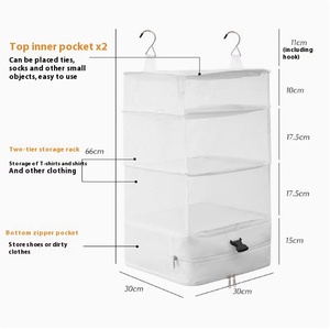 <b>Large</b> Capacity Thickened Breathable Oxford Fabric Storage Bag Portable Hanging Clothes Organizer for Living Room Travel Use - Product Image 5