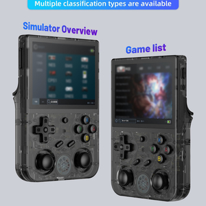 Console de jeu portable <span class=keywords><strong>RG353V</strong></span> avec système <span class=keywords><strong>Android</strong></span>/Linux, écran IPS de 3,5 pouces, stockage de 16 Go, 10 000 jeux rétro pour enfants et adultes - Product Image 2