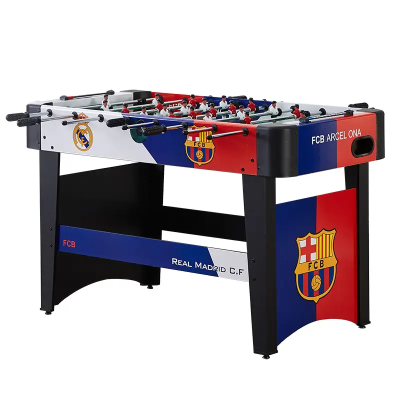 2024 चीन बिक्री के लिए लोकप्रिय लकड़ी के फुटबॉल टेबल गेम 54'' सॉकर टेबल क्लासिक स्पोर्ट फ़ॉस्बॉल टेबल का निर्माण करता है