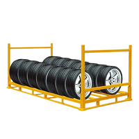 Sinocube – Étagère en acier pliable et détachable à plusieurs niveaux, empilable, pour palettes, avec 60 % d'économie de fret, idéale pour la logistique en vrac