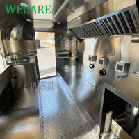 WECARE Street Mobile Restaurant Pizza Burger Hot Dog Boulangerie BBQ Food Truck Café Bar Remorques alimentaires Entièrement équipé Normes américaines