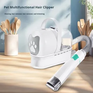 Tier haartrockner Professional 7-in-1 Hundepflege-Vakuum-Kit Selbst reinigende Kämme und Trimmer Enthaarung mit Schleif <span class=keywords><strong>b</strong></span>ürste - Product Image 2