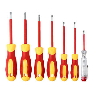 ชุดไขควงโปรสกิต 7 อิน 1 หัวแฉกแบบหุ้มฉนวนพร้อมด้ามจับกันลื่นสำหรับซ่อมแซมไฟฟ้าในครัวเรือนเครื่องมือ DIY - Product Image 4