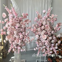 IFG Florist Supply and material 115*55cm pink dekoratif latar belakang untuk pernikahan