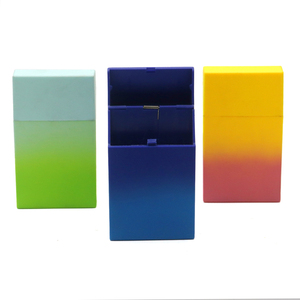 Mới cá tính Gradient nhựa thuốc lá trường hợp đóng cửa và bền thuốc lá trường hợp - Product Image 1