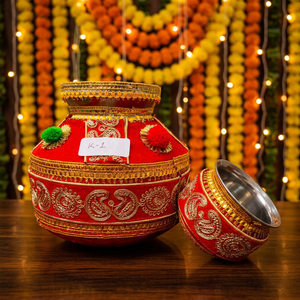 Wedding Colorful Decorative Pots Designs Wedding Pots Indian Wedding Pots /Matka From India - Product Image 3