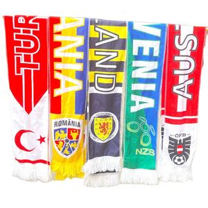 Gran oferta, bufanda deportiva de terciopelo de algodón personalizada, nuevo diseño, <span class=keywords><strong>invierno</strong></span>, primavera, verano, equipos de fútbol, equipo de aficionados, producto deportivo promocional - Product Image 2