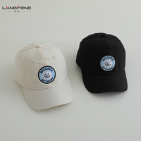 Landfond Multicolor Bordado Nube Algodón Niños Sombrero Nuevo Estilo Primavera Bebé Gorras de béisbol