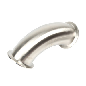 ข้อต่อท่อสแตนเลสแบบโค้งงอ 90 องศา มาตรฐาน 3A SS304 SS316L แบบไร้รอยต่อ - Product Image 4