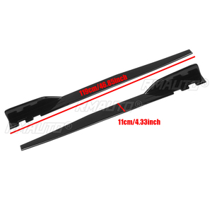 Carbon Car Side Skirts Winglet Extensions <b>Splitters</b> Rocker Panel <b>Splitters</b> Lips for LEXUS IS200T IS250 IS350 ES300h ES330 ES350 - Product Image 4