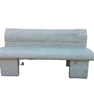 Banc d'extérieur en pierre naturelle de luxe, style granit, pour hôtel, villa, centre d'art - Product Image 1