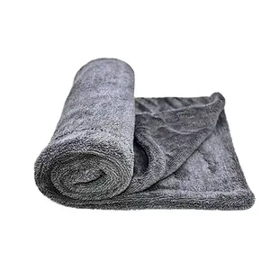 bulk 1200 gsm premium plush microfiber towel pro car microfiber towel car 1200gsm car wash towel 60 drying 70 by 90