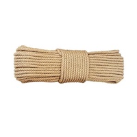 Corde de jute en vrac OKAY pour emballer des décorations ou de l'artisanat à une corde épaisse de 12MM la plus forte naturelle en gros plus de tailles 1MM ronde
