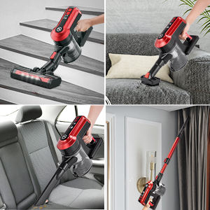 Aspiradora Inalámbrica de 300W y 23Kpa para el Hogar, Diseño de Palo, Tecnología Ciclónica, Seca, para Autos y Uso Doméstico, sin Bolsa - Product Image 6