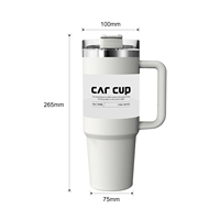Vaso Térmico Personalizado de Acero Inoxidable |   Termo de 40 oz con Diseño de Orquídea Estilo Chino, Mantiene el Calor Durante 12 Horas, Portátil para Uso en Campamentos