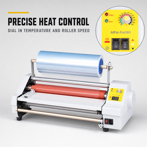 Laminateur de film OCB UV DTF avec température et vitesse réglables pour machine de laminage d'étiquettes en cristal A3+ 360S - Product Image 1